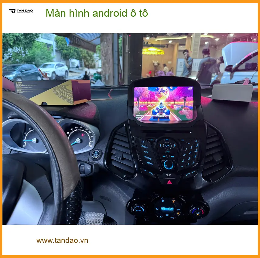 Anh Long lắp màn hình android ô tô cho Hyundai Accent tại Quận Bình Tân ảnh thực tế 4
