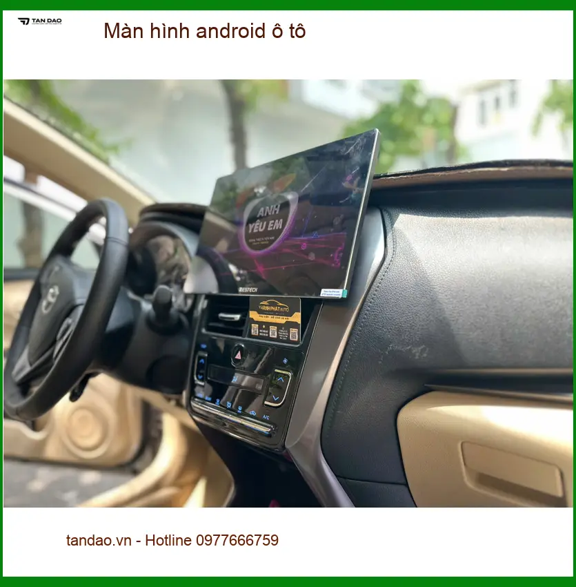 Chị Thảo lắp màn hình Android ô tô Honda HR-V tại Thủ Đức để tiện đường đi làm ảnh thực tế 2