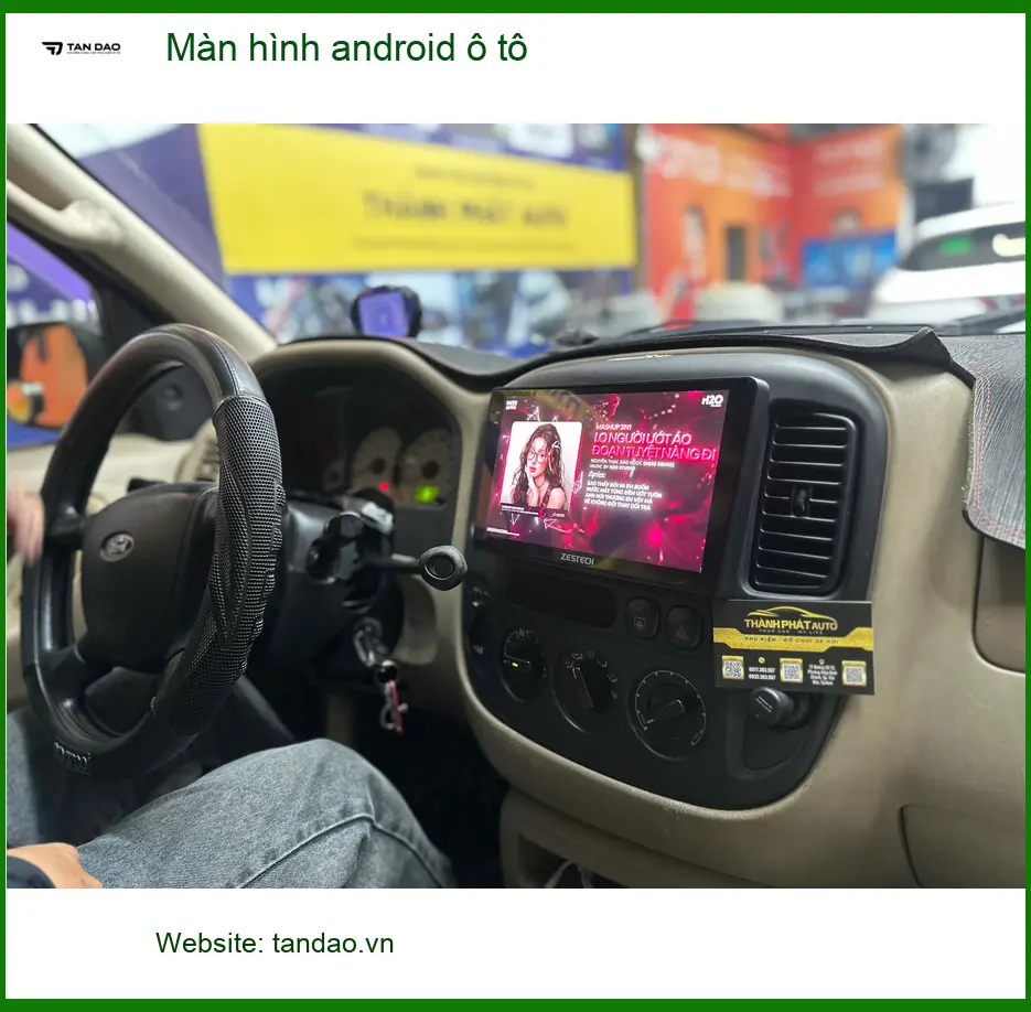Anh Minh nâng cấp màn hình Android ô tô cho Toyota Vios tại Thủ Đức ảnh thực tế 2