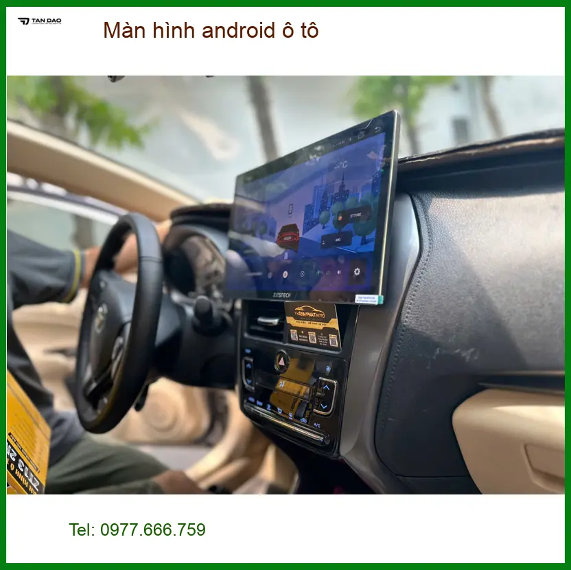 Chị Thảo lắp màn hình Android ô tô Honda HR-V tại Thủ Đức để tiện đường đi làm ảnh thực tế 3