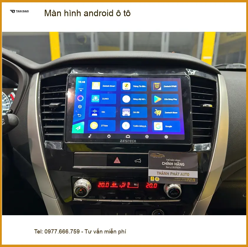 Anh Dũng nâng cấp màn hình Android ô tô Honda CRV tại Thủ Đức ảnh thực tế 4