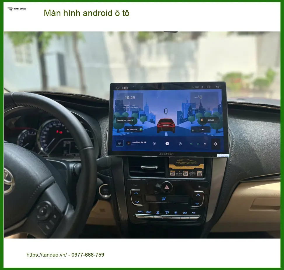 Chị Thảo lắp màn hình Android ô tô Honda HR-V tại Thủ Đức để tiện đường đi làm ảnh thực tế 4