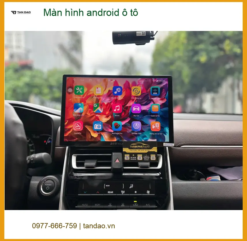 Chị Trâm lắp màn hình android ô tô tại Quận 2 cho Toyota Corolla Cross ảnh thực tế 2