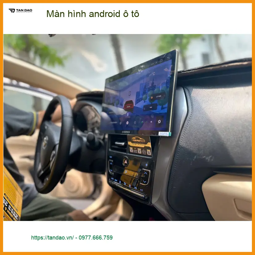 Anh Đức Anh lắp màn hình Android ô tô tại Quận 2 cho Kia K3 vì màn zin lỗi thời ảnh thực tế 3