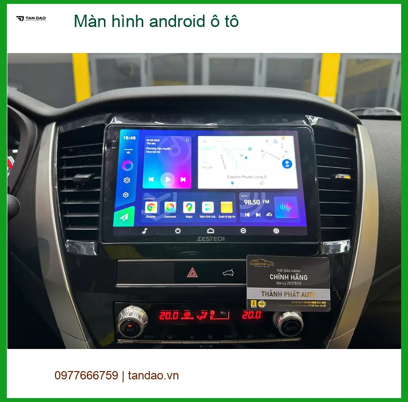 Chú Tấn lắp màn hình Android ô tô cho Kia K3 tại Quận 12 để cải thiện trải nghiệm lái xe ảnh thực tế 3