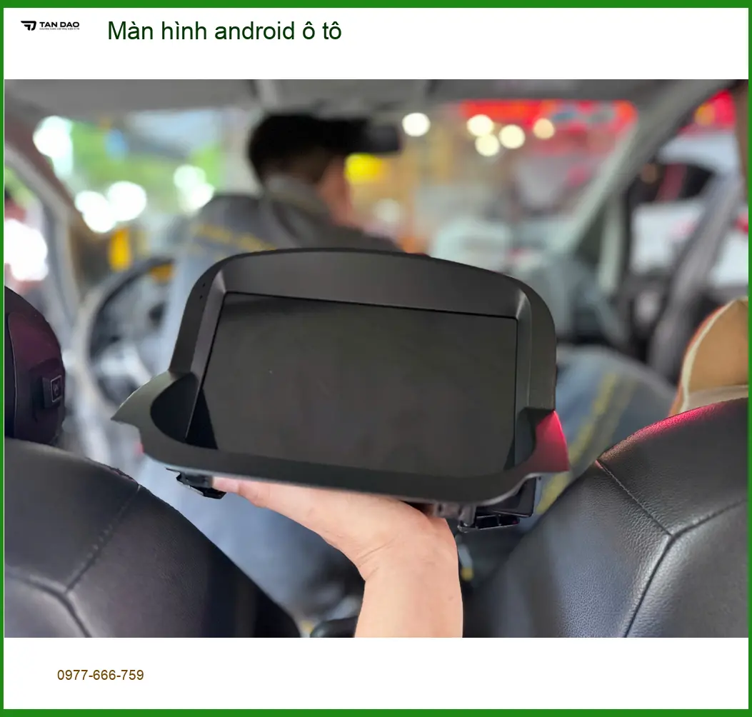 Chị Lan Anh lắp màn hình android ô tô Hyundai Accent uy tín tại Quận 9 ảnh thực tế 4