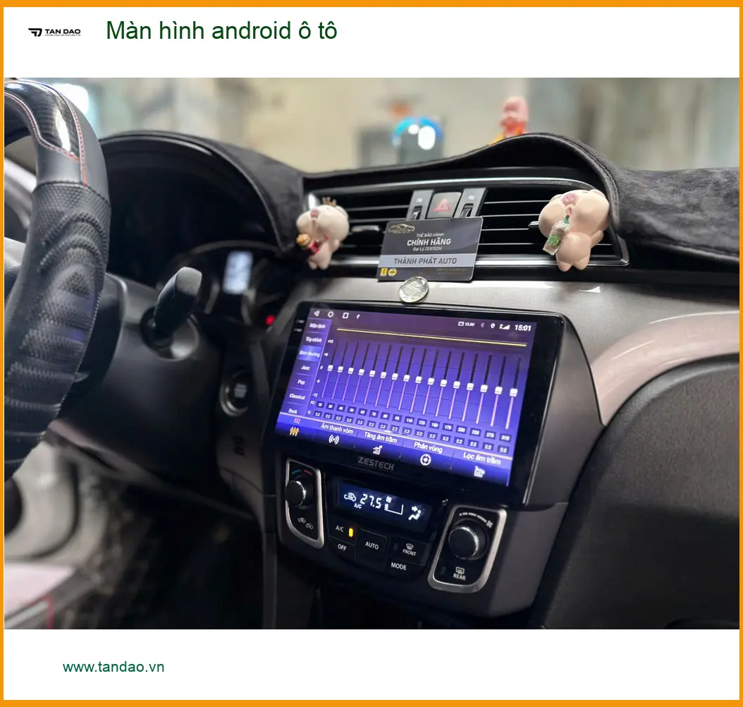 Anh Lâm lắp màn hình android ô tô Suzuki XL7 ở Quận 2 cho giải trí đỉnh cao ảnh thực tế 4