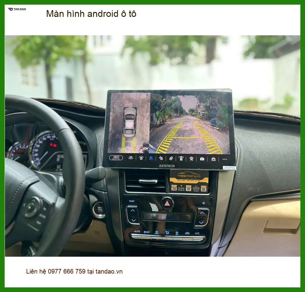 Anh Khải nâng cấp Màn hình android ô tô Hyundai Accent ở Quận 12 màn zin cũ