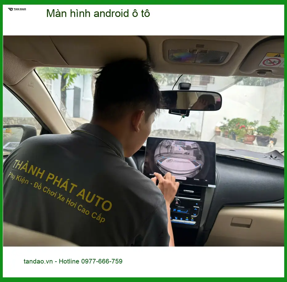 Anh Khải nâng cấp Màn hình android ô tô Hyundai Accent ở Quận 12 màn zin cũ ảnh thực tế 3