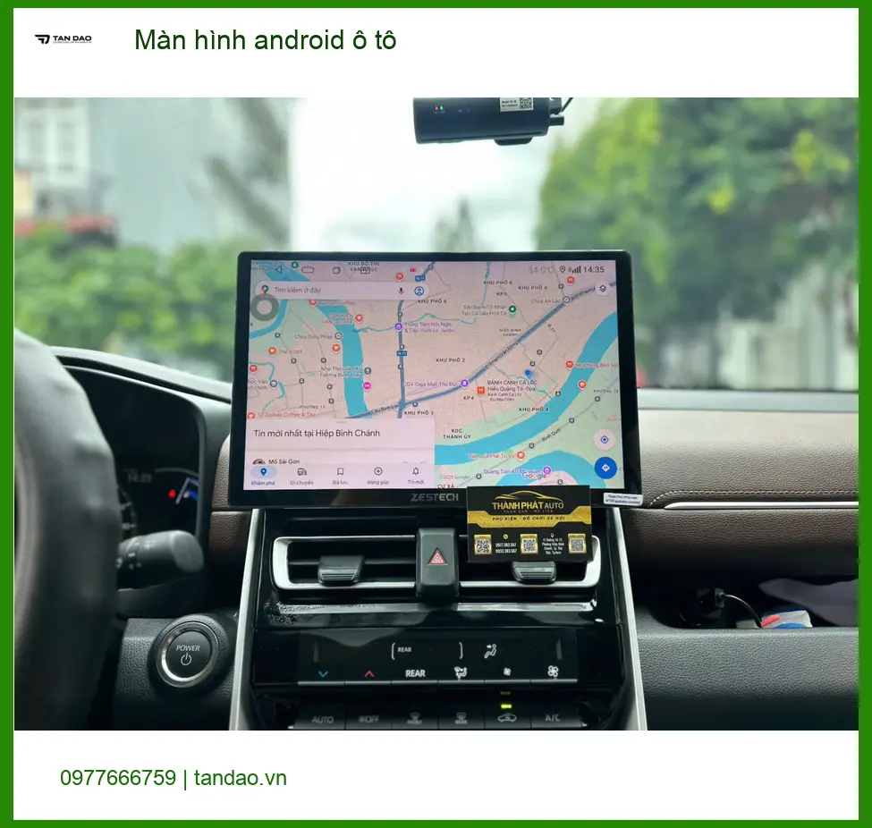 Anh Khải lắp màn hình android ô tô cho Hyundai Accent tại Quận 9 để nâng cấp tiện ích ảnh thực tế 4