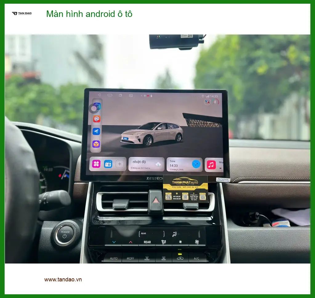 Anh Khải lắp màn hình android ô tô cho Hyundai Accent tại Quận 9 để nâng cấp tiện ích ảnh thực tế 5