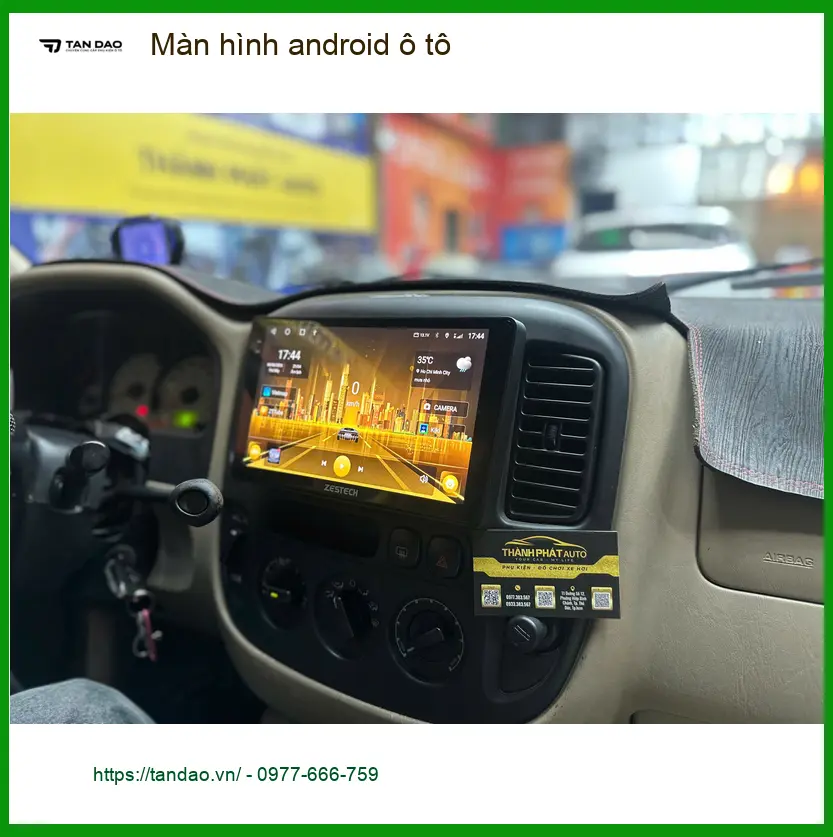 Bác Long lắp màn hình Android ô tô cho Mazda 3 tại Quận 2 để thay màn hình cũ