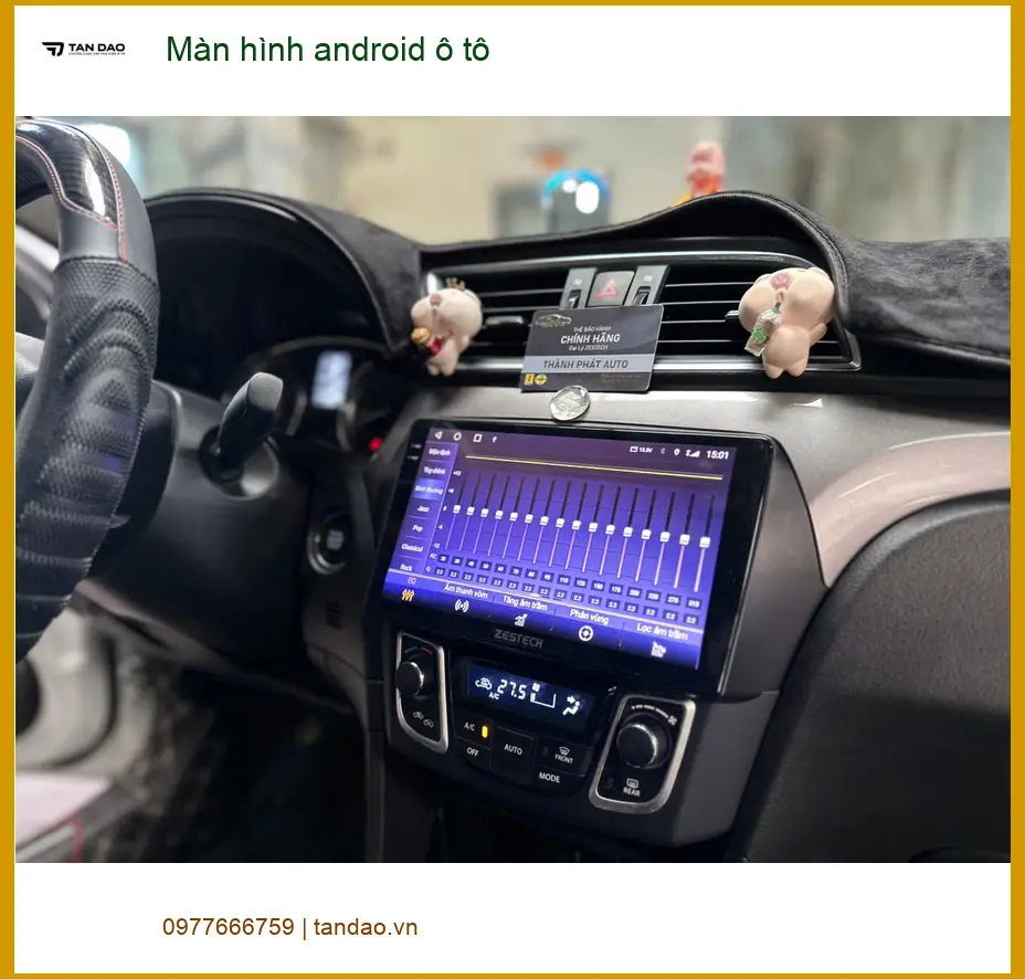 Anh Thanh nâng cấp màn hình Android ô tô cho Honda CRV tại Quận Thủ Đức ảnh thực tế 2