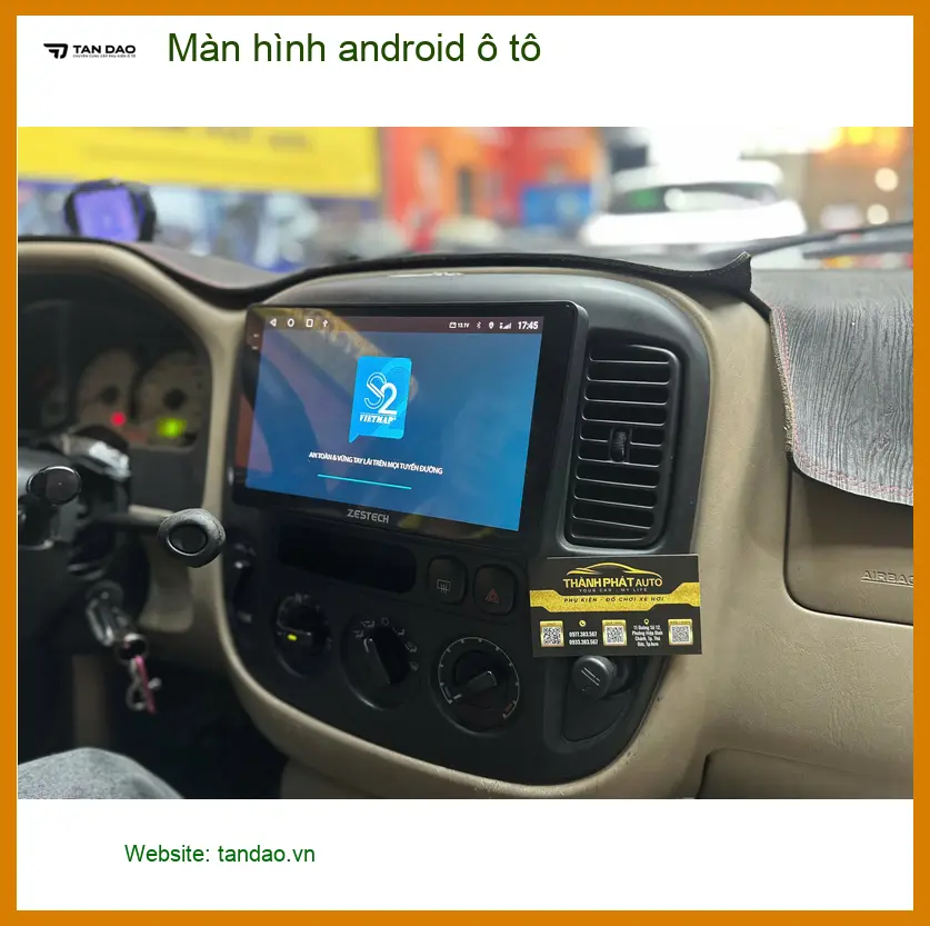 Bác Long lắp màn hình Android ô tô cho Mazda 3 tại Quận 2 để thay màn hình cũ ảnh thực tế 3