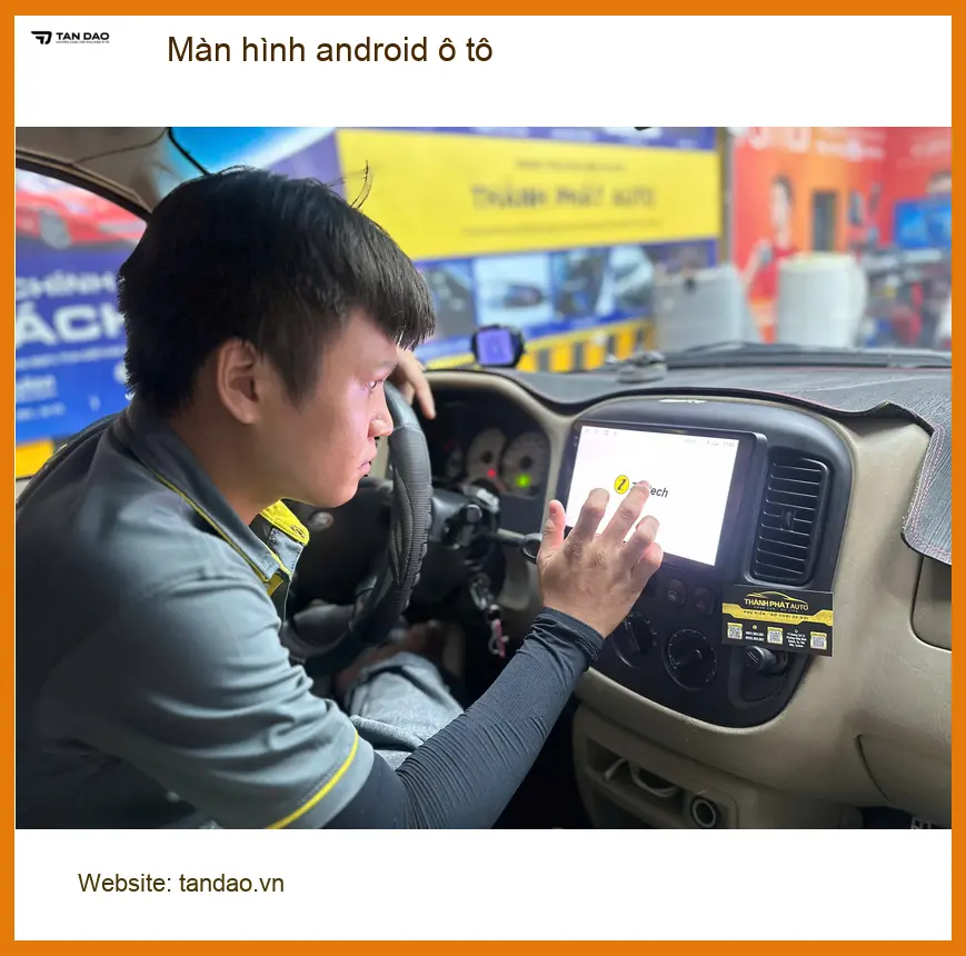 Chị Thảo nâng cấp màn hình Android ô tô cho Kia K3 tại Quận 12 ảnh thực tế 4