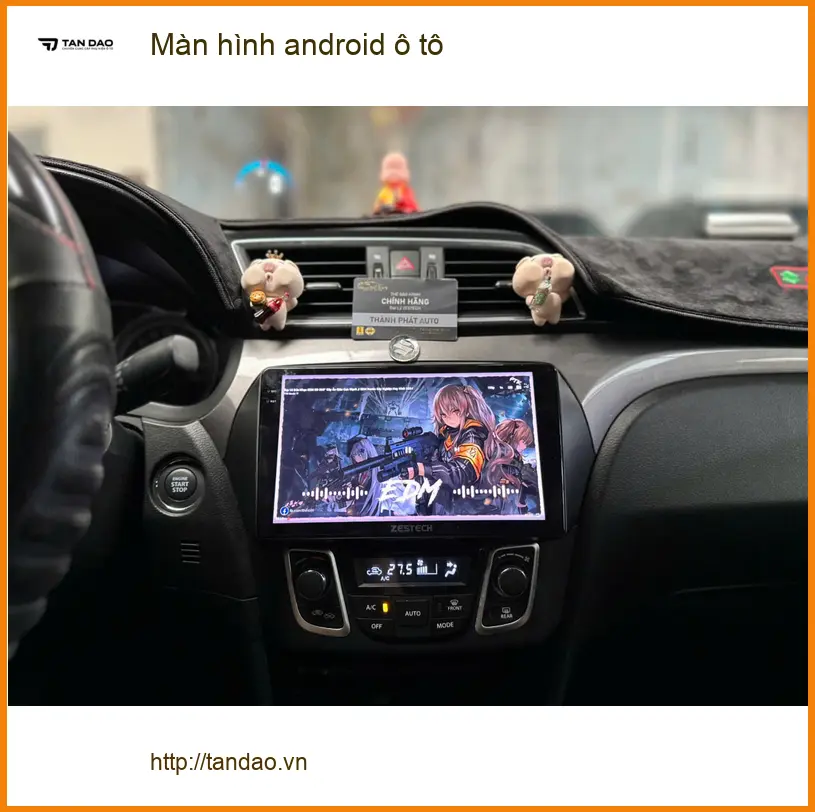 Anh Thanh nâng cấp màn hình Android ô tô cho Honda CRV tại Quận Thủ Đức ảnh thực tế 4
