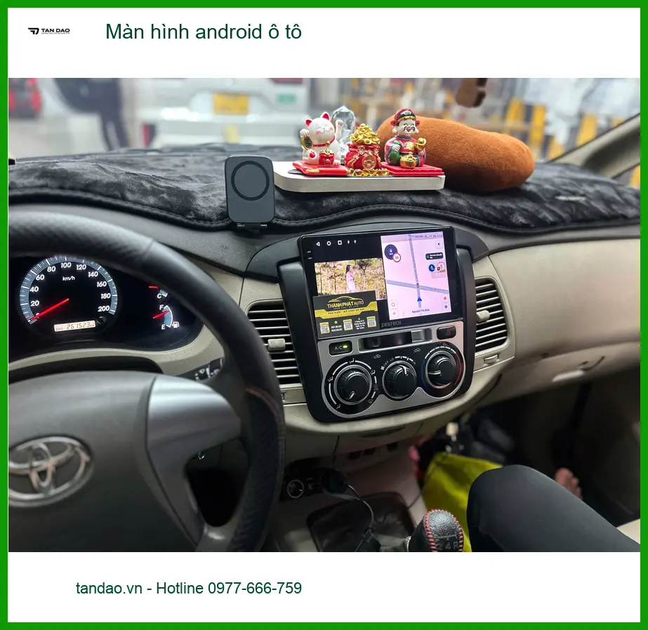 Chú Minh lắp màn hình android ô tô cho Honda CR-V tại Quận Thủ Đức vì màn zin thiếu tiện ích ảnh thực tế 4
