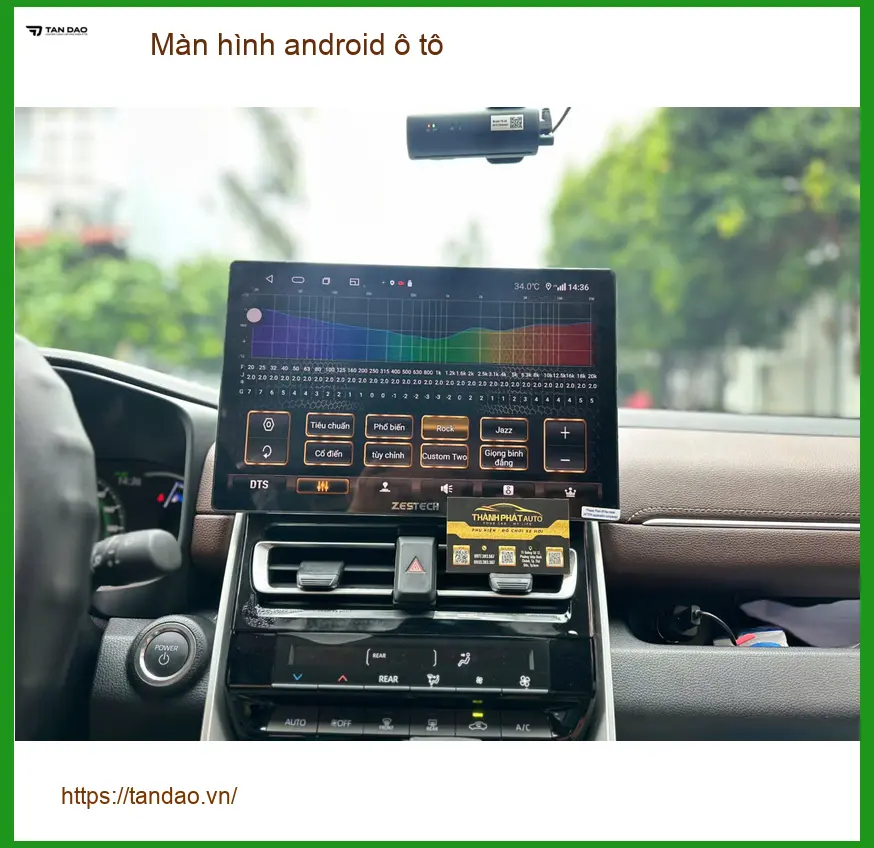 Anh Đức Long lắp màn hình Android ô tô cho VinFast Lux A2.0 tại Phú Nhuận. ảnh thực tế 4