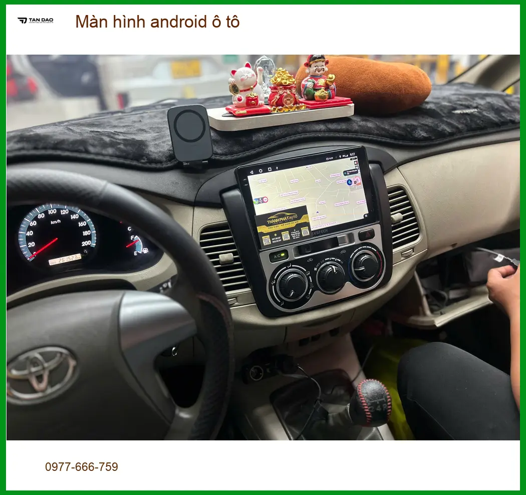 Anh Khải nâng cấp màn hình Android ô tô cho Honda CR-V tại Bình Tân ảnh thực tế 4