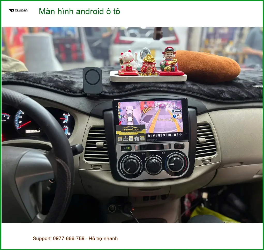 Anh Khải nâng cấp màn hình Android ô tô cho Honda CR-V tại Bình Tân ảnh thực tế 5