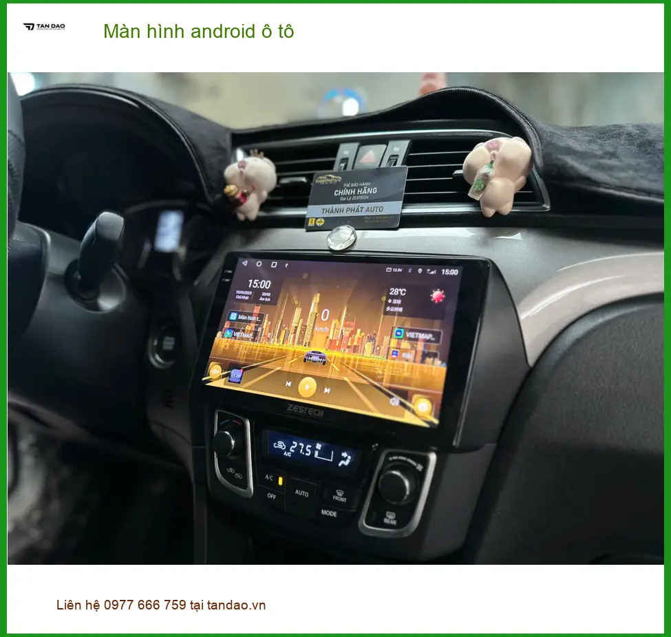Anh Tùng gắn màn hình Android ô tô Honda City Quận 3, nâng tầm giải trí. ảnh thực tế 2