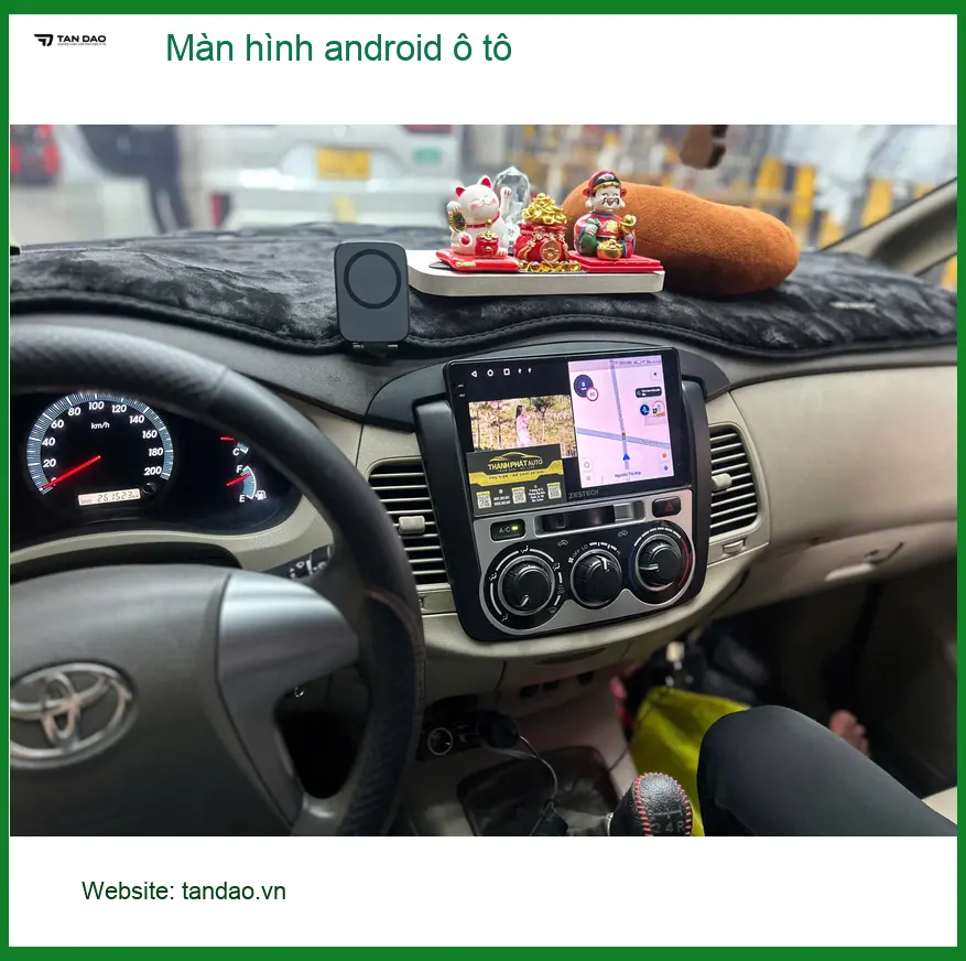 Anh Tùng lắp Màn hình android ô tô đời mới cho Hyundai Accent tại Quận 11