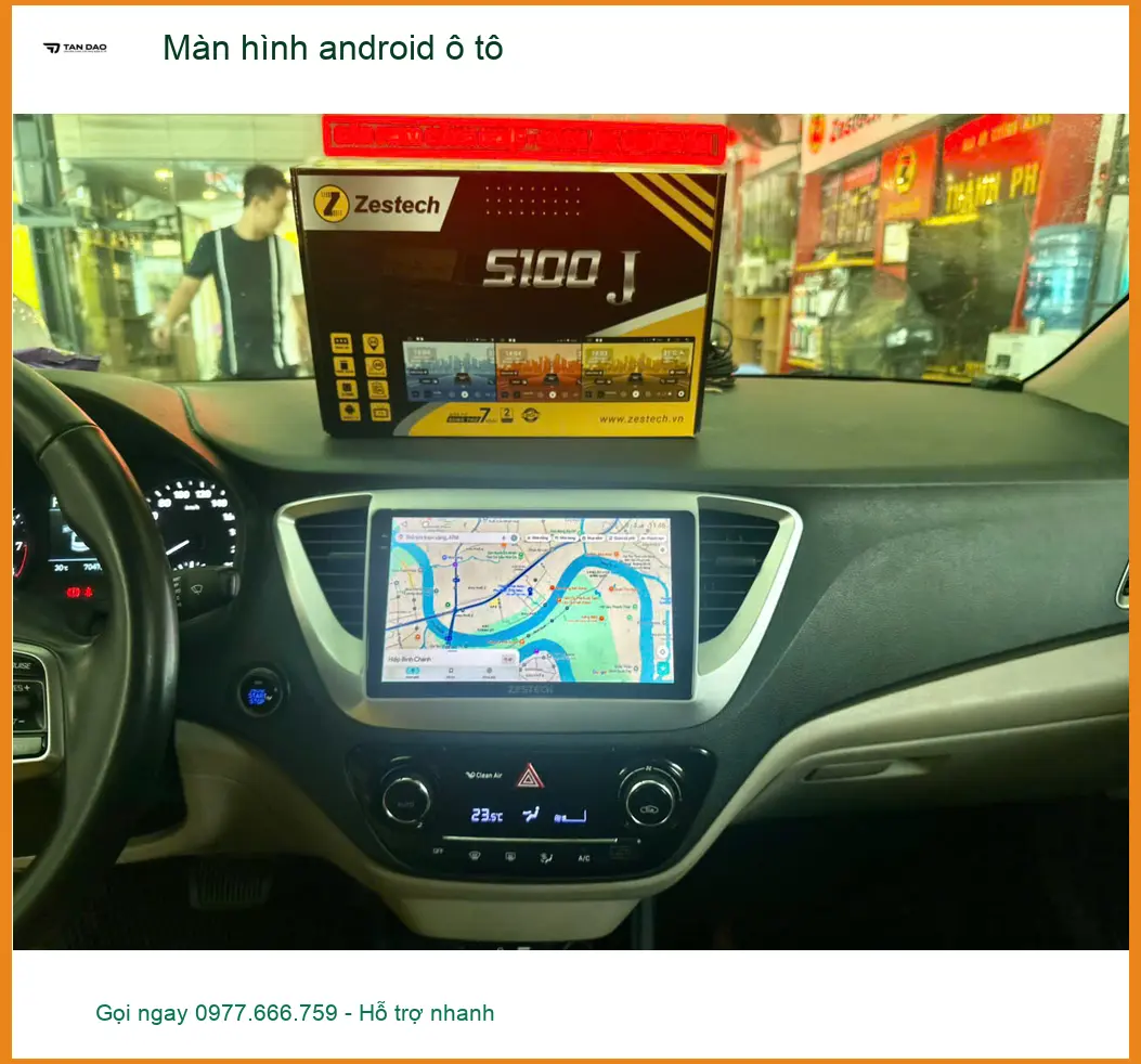 Anh Minh nâng cấp màn hình android ô tô cho Honda CRV tại Quận Bình Tân ảnh thực tế 2