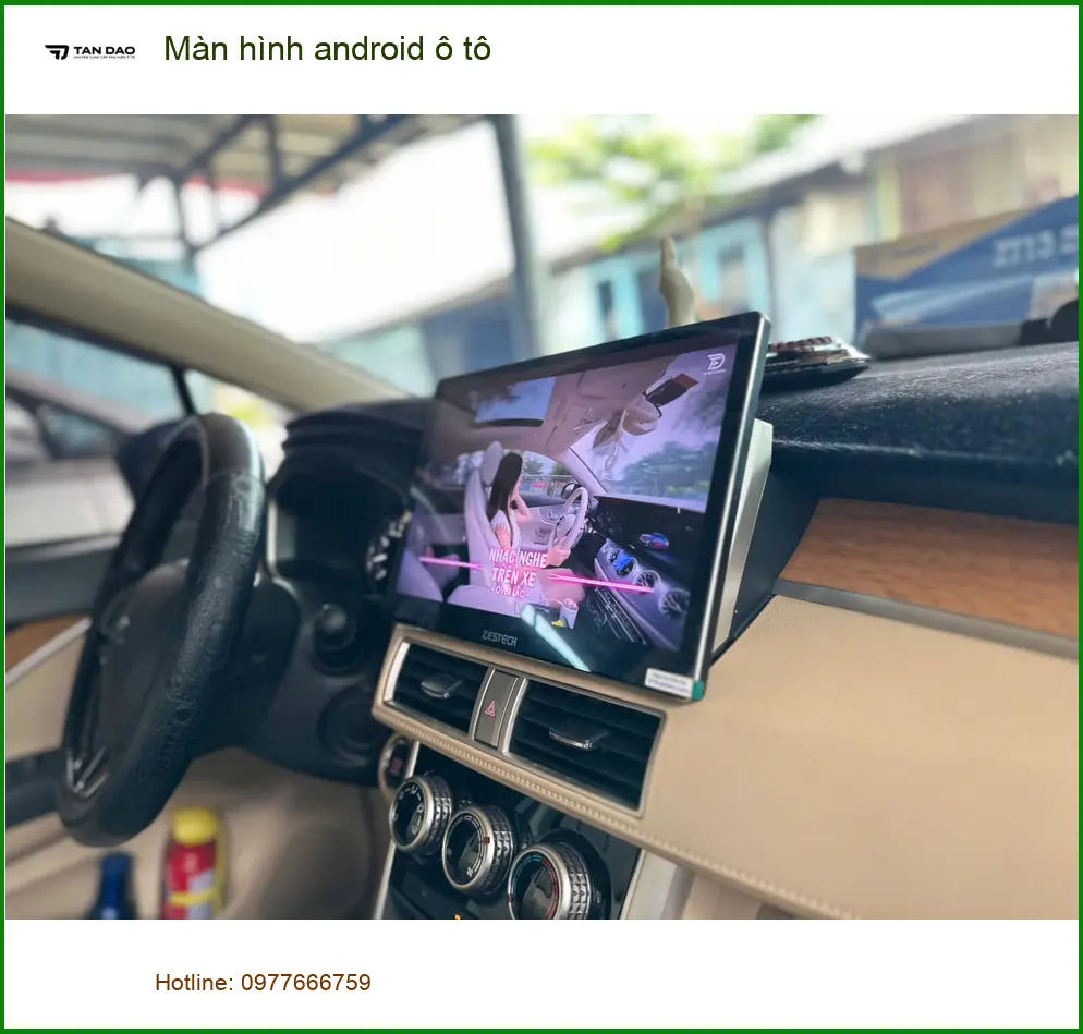 Bác Cường lắp màn hình Android cho Hyundai Accent tại Quận 12, nâng cấp tiện ích. ảnh thực tế 5