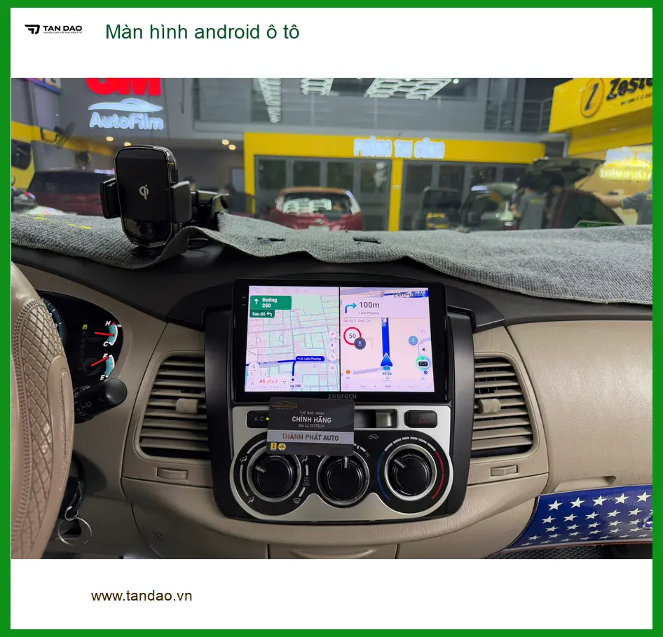 Chú Tiến lắp màn hình Android ô tô Kia Sorento ở Quận 12 ảnh thực tế 2