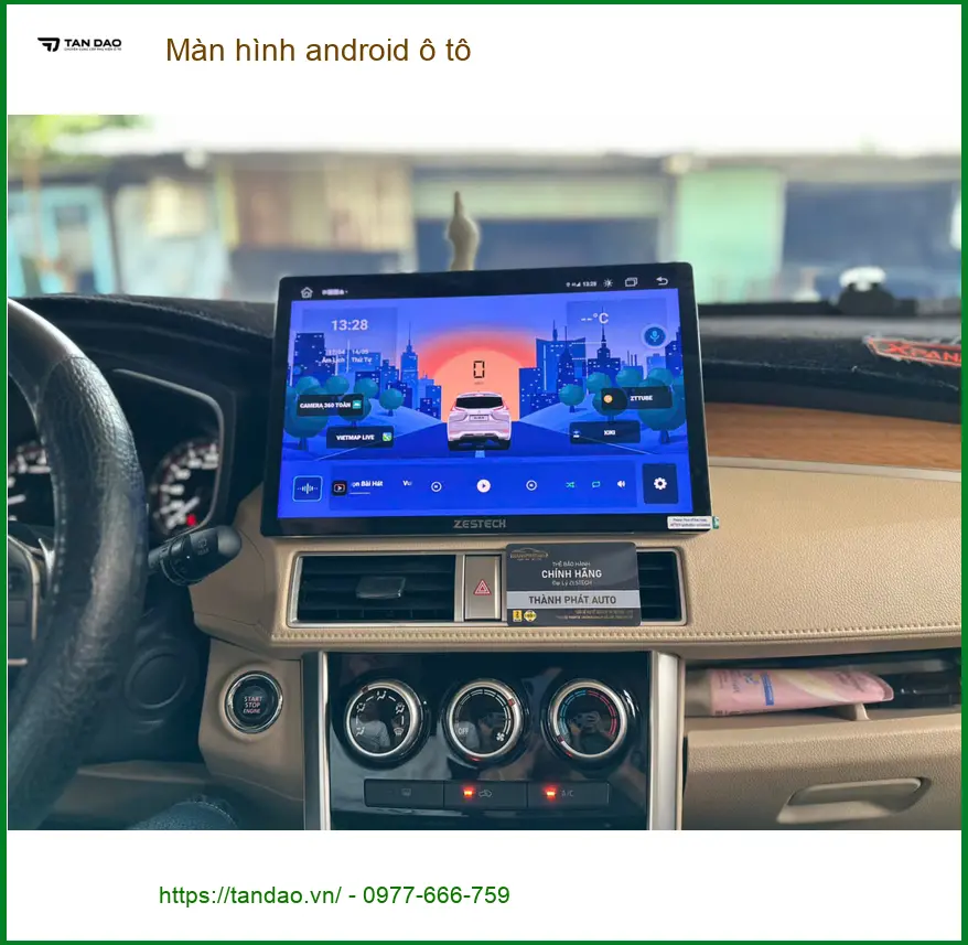 Anh Việt lắp màn hình android ô tô cho Kia Carnival ở Quận 9. ảnh thực tế 3