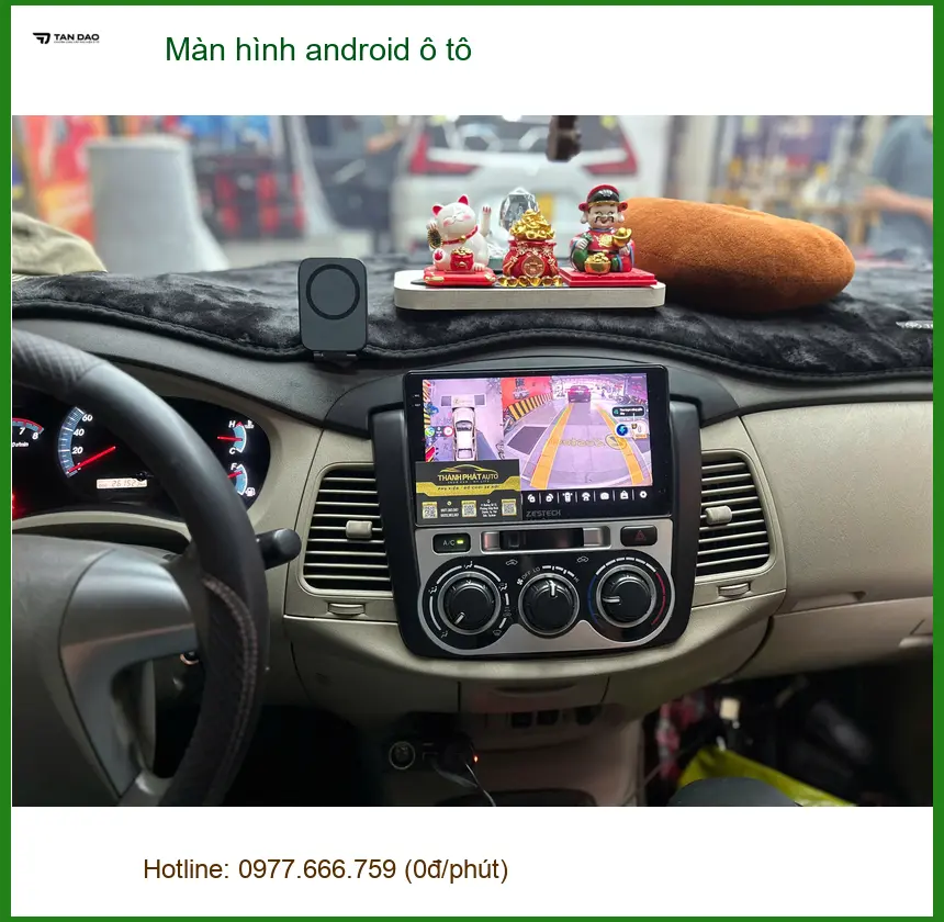 Anh Tùng lắp màn hình android ô tô Hyundai Accent Quận 9 tiện giải trí