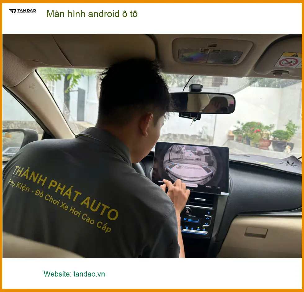 Anh Minh nâng cấp màn hình android ô tô Kia Carnival tại Nhà Bè ảnh thực tế 2