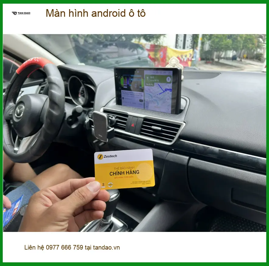 Anh Dũng lắp màn hình Android ô tô Hyundai Accent tại Thủ Đức tiện lợi ảnh thực tế 2