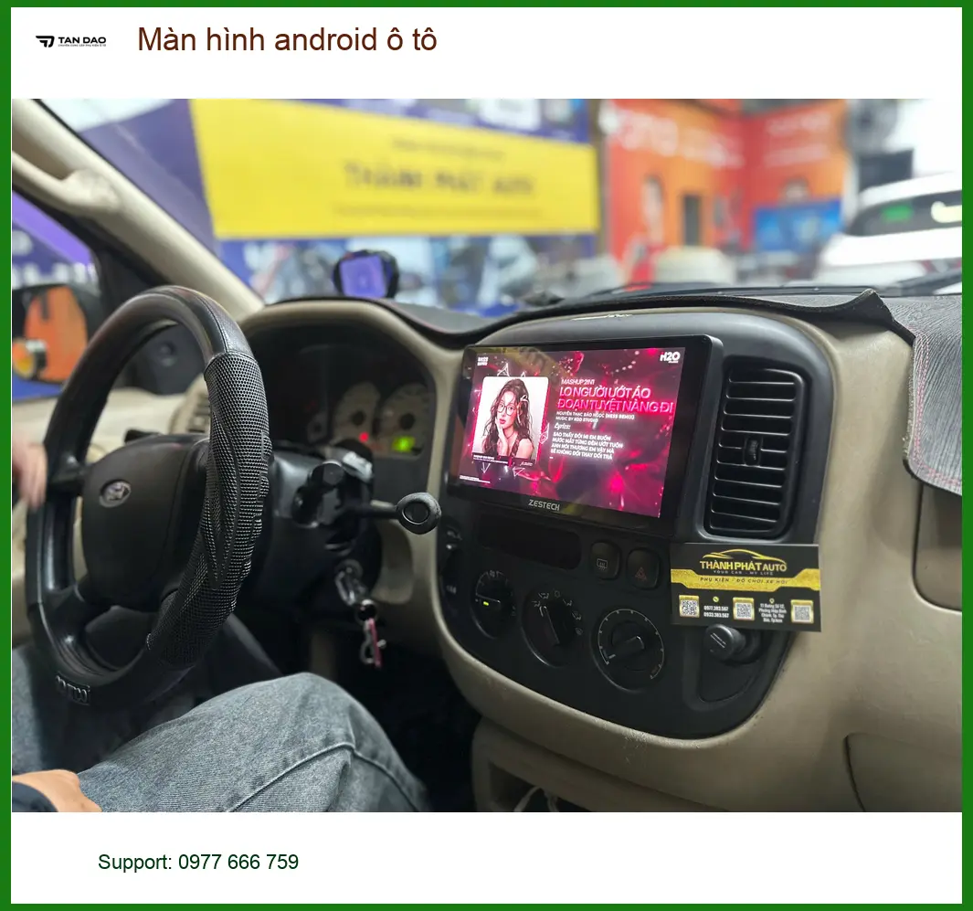 Chị Thanh lắp màn hình android ô tô Honda HR-V tại Hóc Môn cần màn hình đa năng hơn ảnh thực tế 3