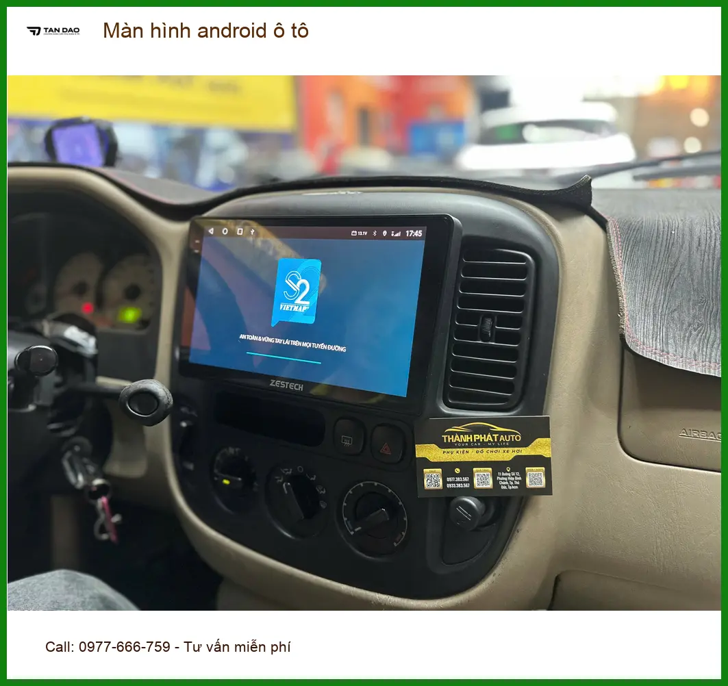 Chị Thanh lắp màn hình android ô tô Honda HR-V tại Hóc Môn cần màn hình đa năng hơn ảnh thực tế 4