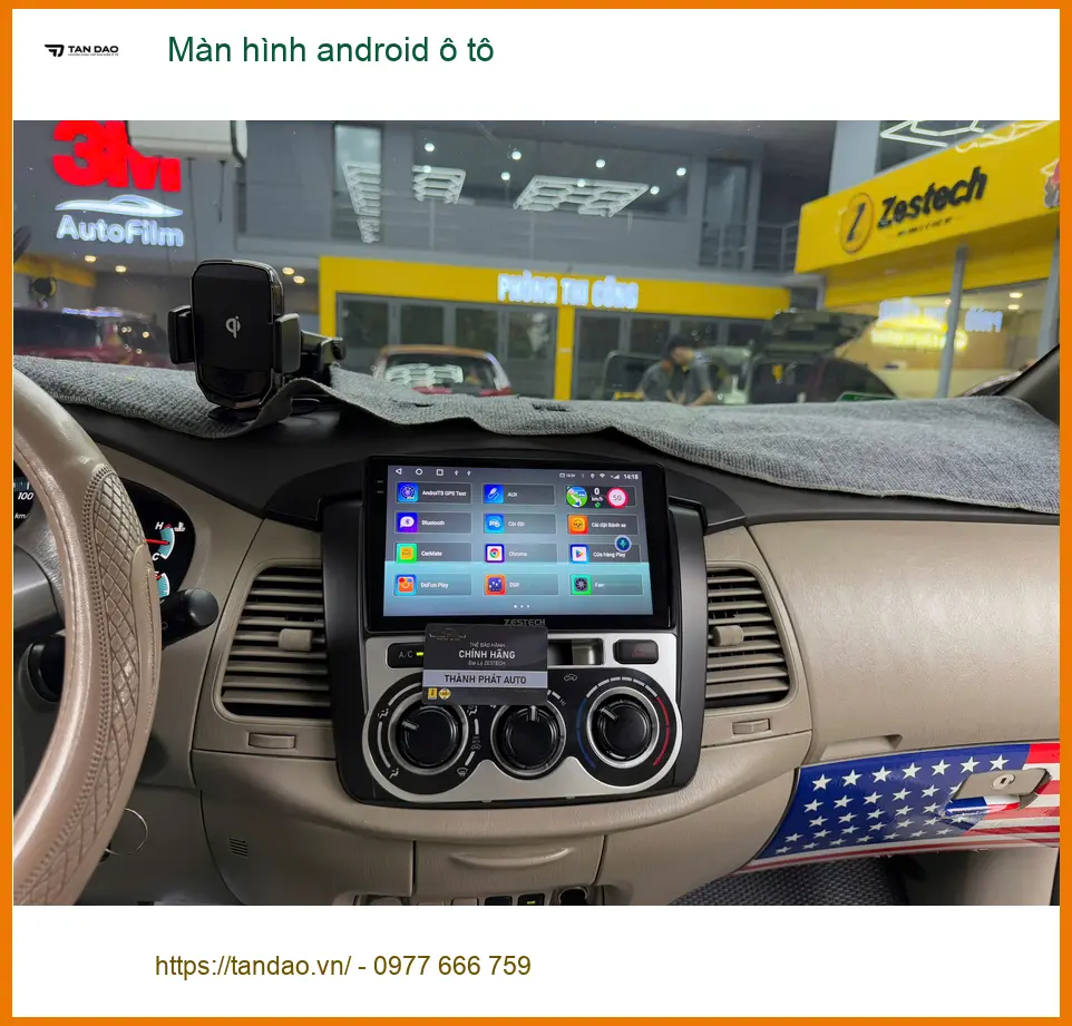 Anh Đạt nâng cấp màn hình Android ô tô Hyundai Santa Fe Quận 7 tích hợp camera 360 ảnh thực tế 5