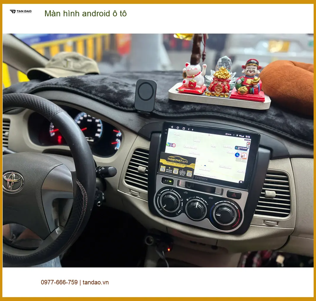 Anh Khang lắp màn hình android ô tô cho VinFast Lux A2.0 ở Quận 5 ảnh thực tế 2