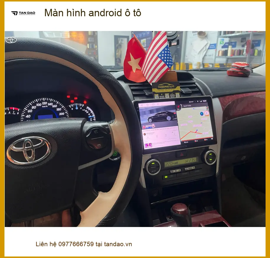 Chị Hằng lắp màn hình Android ô tô cho Kia K3 tại Quận Tân Phú để trải nghiệm công nghệ mới ảnh thực tế 3
