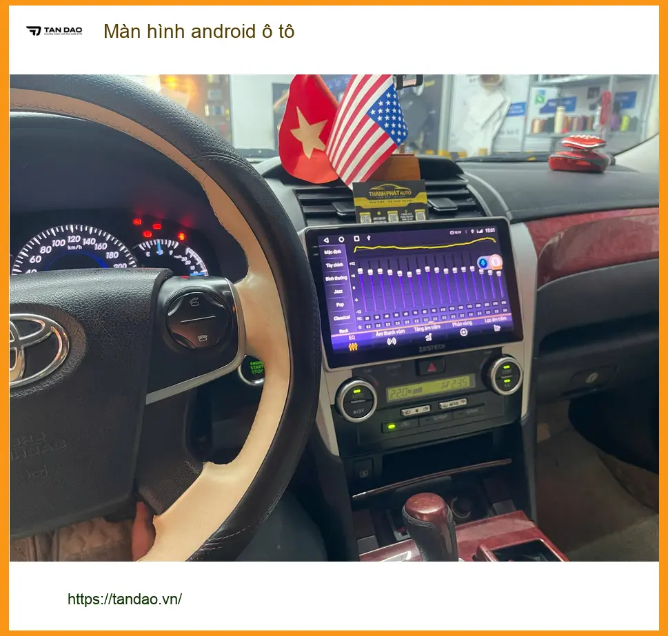 Chị Hằng lắp màn hình Android ô tô cho Kia K3 tại Quận Tân Phú để trải nghiệm công nghệ mới ảnh thực tế 4