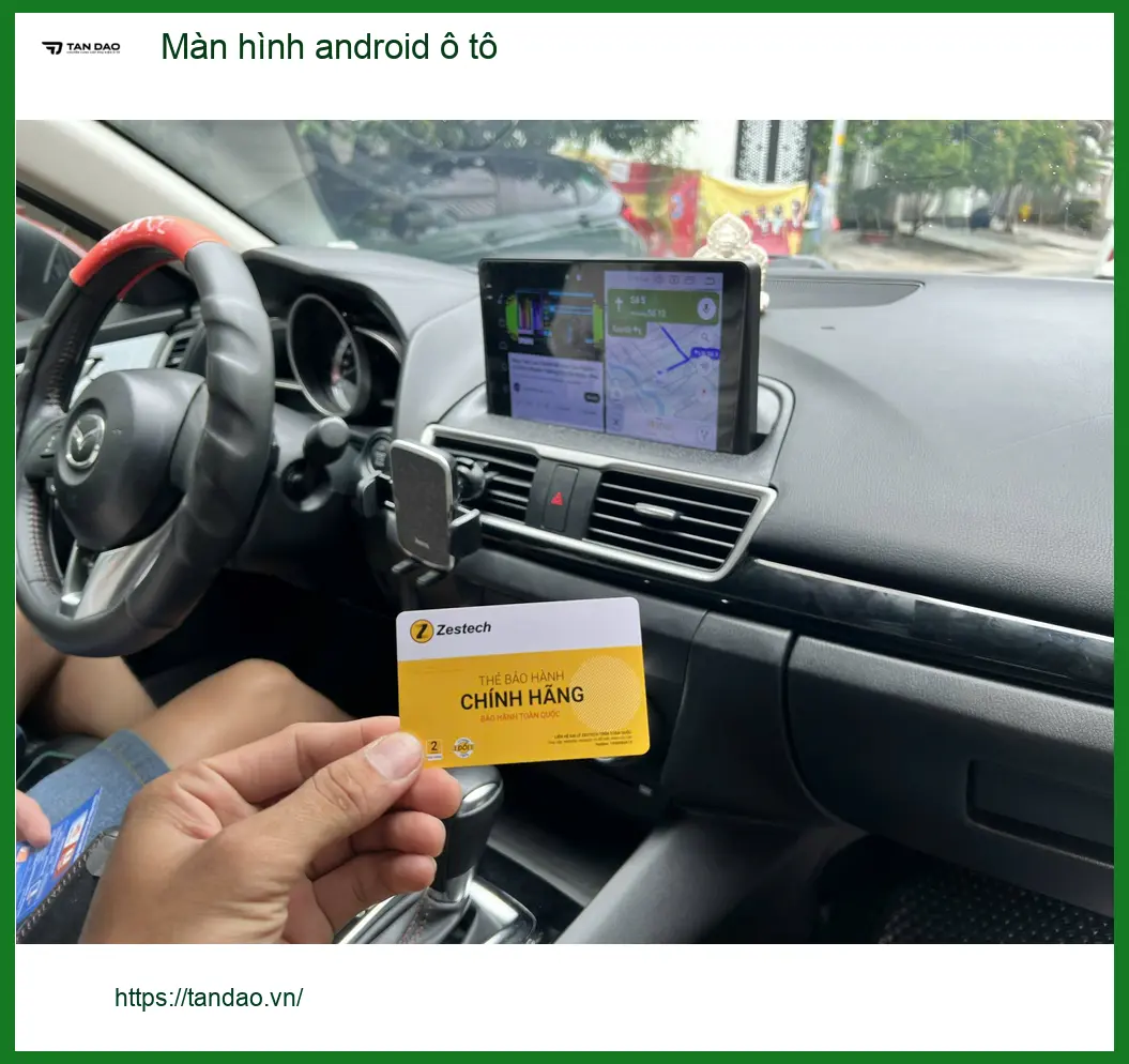 Chị Lan Anh lắp màn hình android ô tô Zestech cho Kia K3 tại Gò Vấp, cần ứng dụng thông minh. ảnh thực tế 2