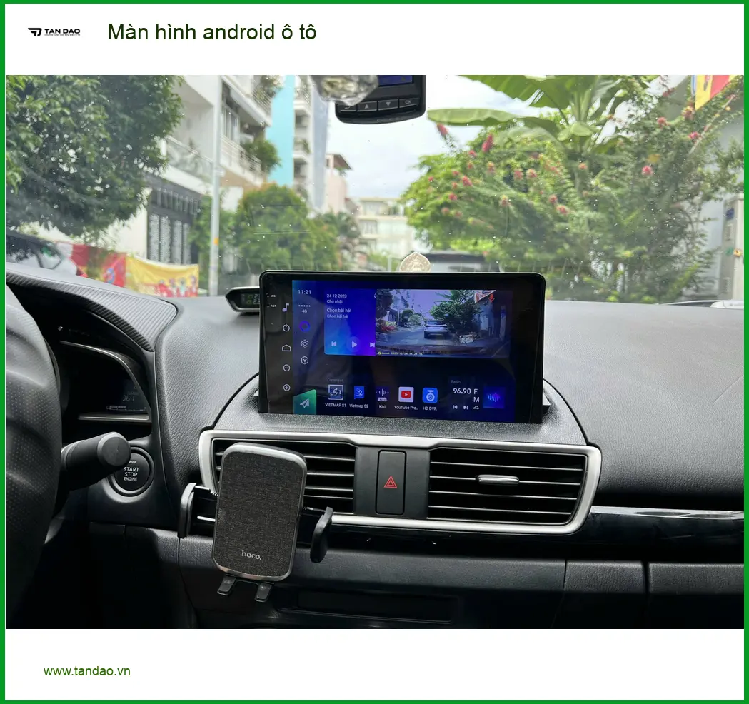 Chị Lan Anh lắp màn hình android ô tô Zestech cho Kia K3 tại Gò Vấp, cần ứng dụng thông minh. ảnh thực tế 3
