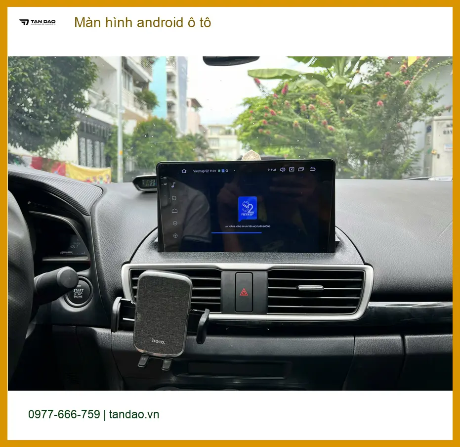 Chị Lan Anh lắp màn hình android ô tô Zestech cho Kia K3 tại Gò Vấp, cần ứng dụng thông minh. ảnh thực tế 4