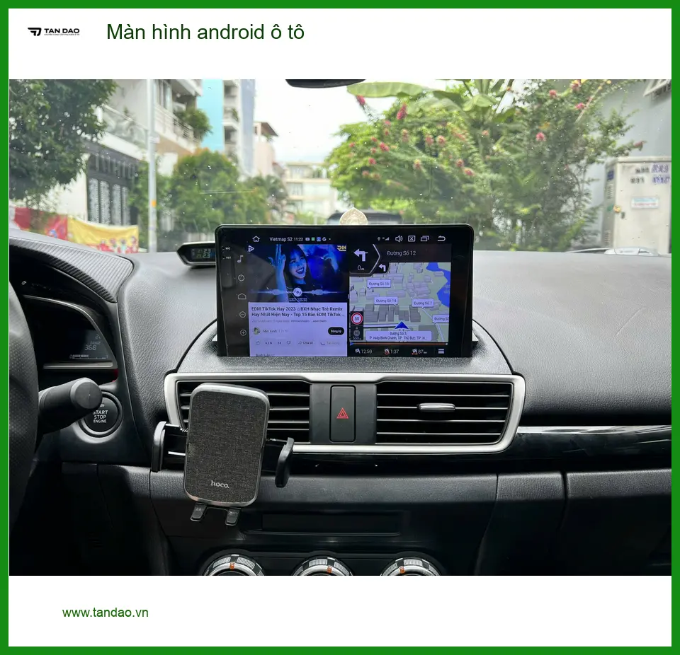 Chị Lan Anh lắp màn hình android ô tô Zestech cho Kia K3 tại Gò Vấp, cần ứng dụng thông minh. ảnh thực tế 5