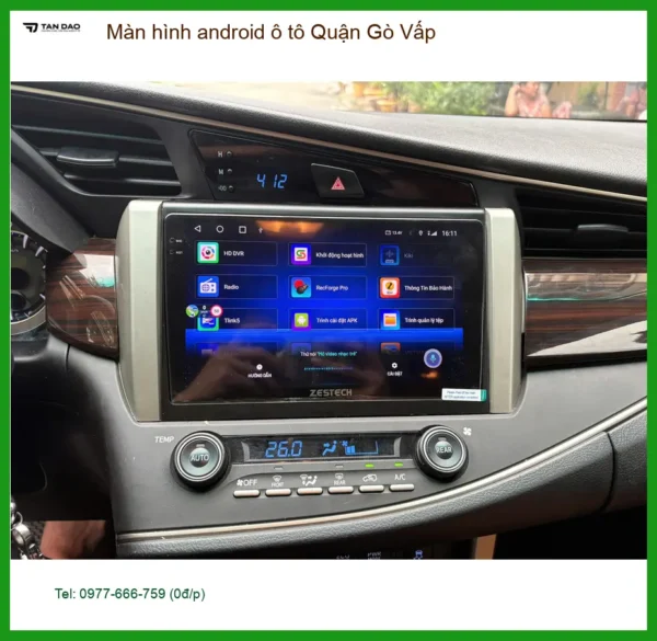 Trung Tâm Gắn Màn Hình Android Ô Tô Quận Gò Vấp - Nâng Cấp Chính Hãng