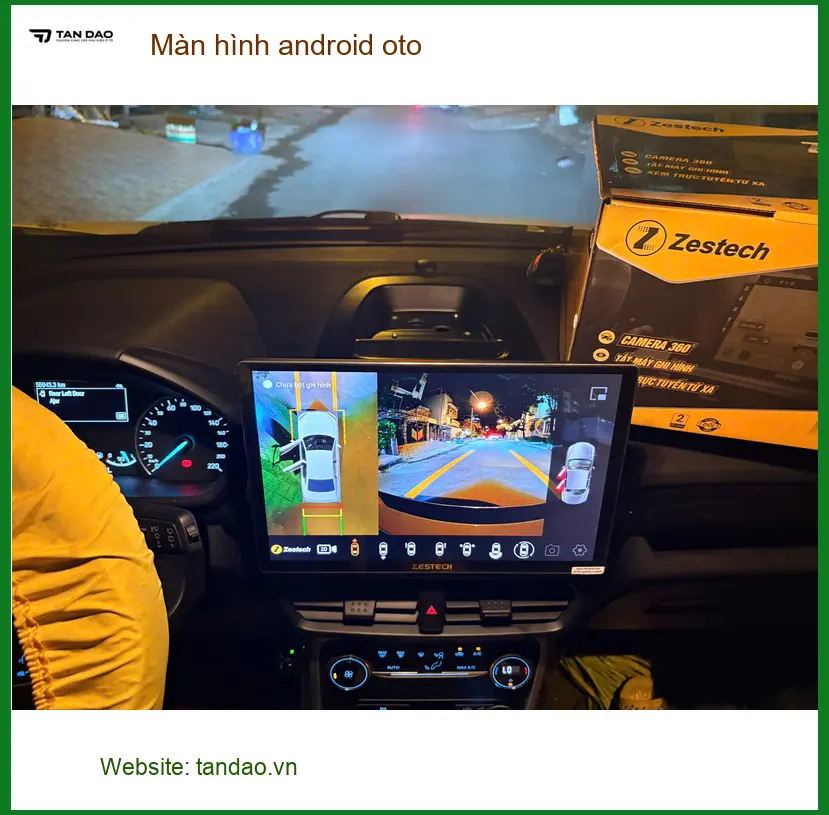 Anh Trọng lắp màn hình Android ô tô chính hãng cho Honda CRV tại Quận 3 ảnh thực tế 3