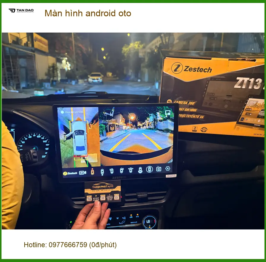 Anh Trọng lắp màn hình Android ô tô chính hãng cho Honda CRV tại Quận 3 ảnh thực tế 4