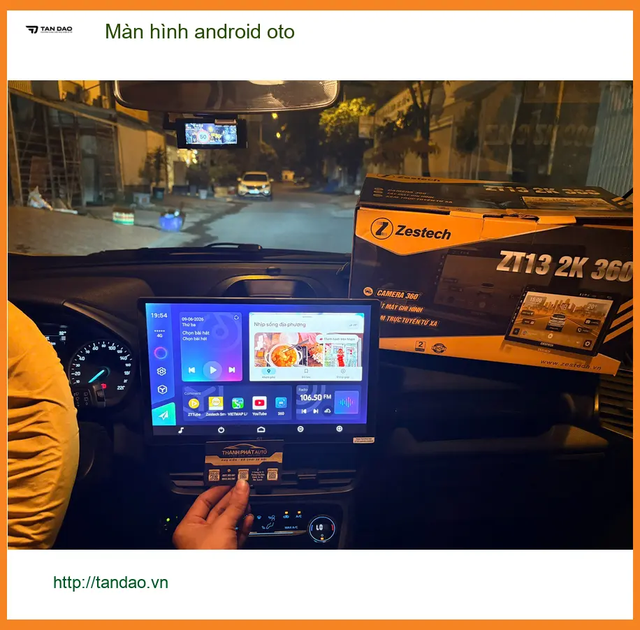 Cô Lan Anh nâng cấp màn hình Android ô tô cho Kia Carnival ở Thủ Đức ảnh thực tế 2