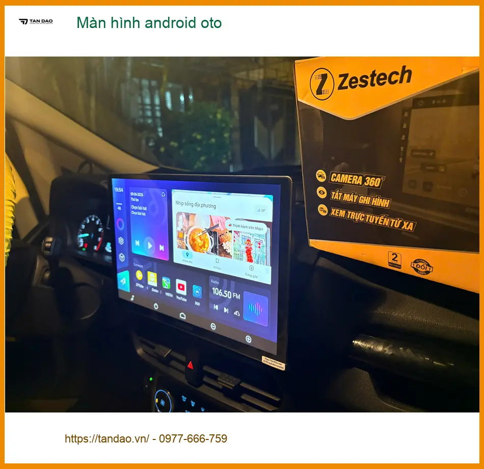 Cô Lan Anh nâng cấp màn hình Android ô tô cho Kia Carnival ở Thủ Đức ảnh thực tế 3
