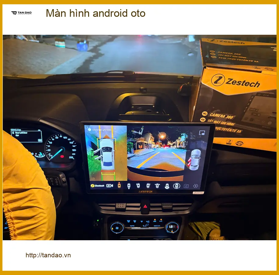 Cô Lan Anh nâng cấp màn hình Android ô tô cho Kia Carnival ở Thủ Đức ảnh thực tế 5
