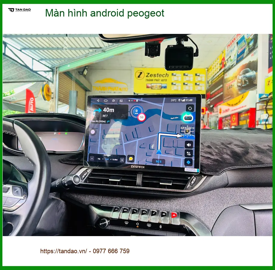 Anh Minh nâng cấp màn hình Android Peugeot 3008 tại Quận Tân Bình để nâng tầm tiện ích ảnh thực tế 2